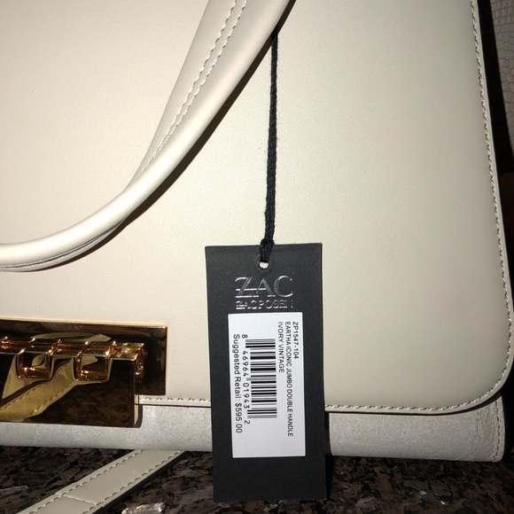 Zac Posen Eartha Iconic Jumbo Ivory Bag - Picture 2 of 2